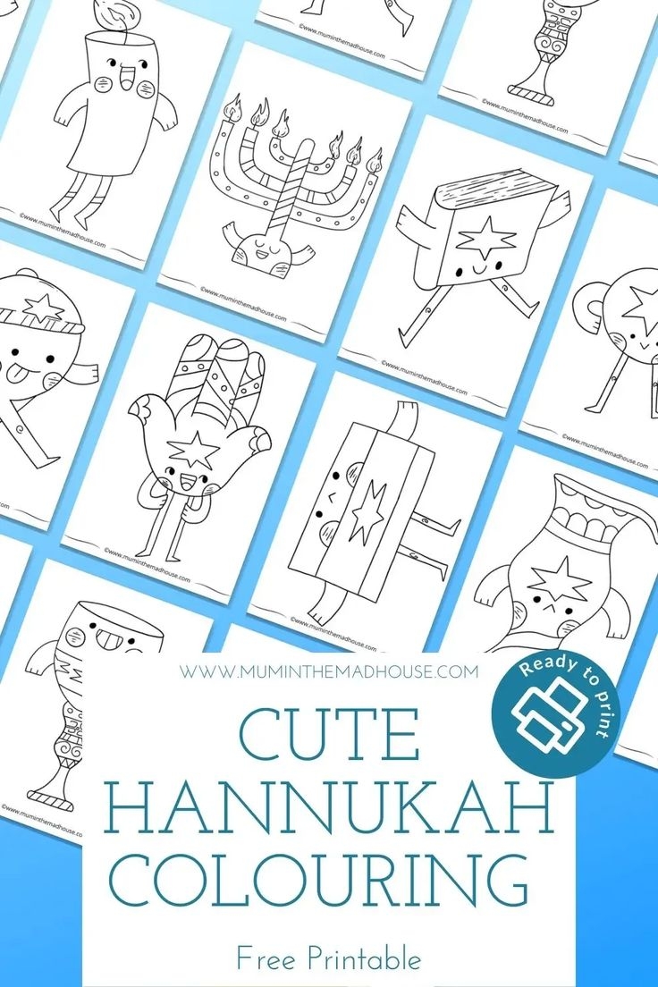 Hanukkah Printables For Kids