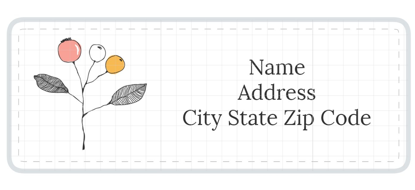12 Places To Find Free Stylish Address Label Templates 