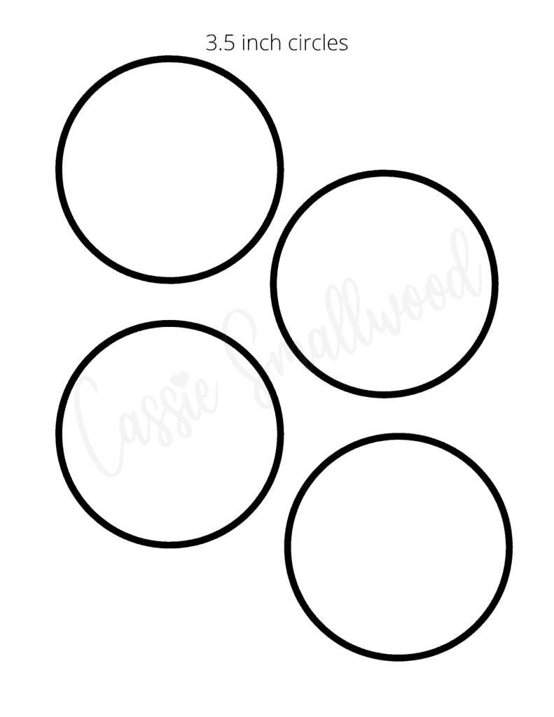 Template Circles Printable