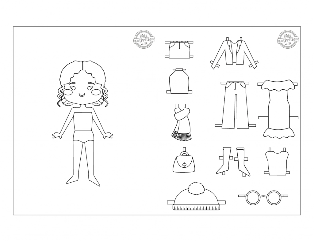 Paper Doll Template Free Printable