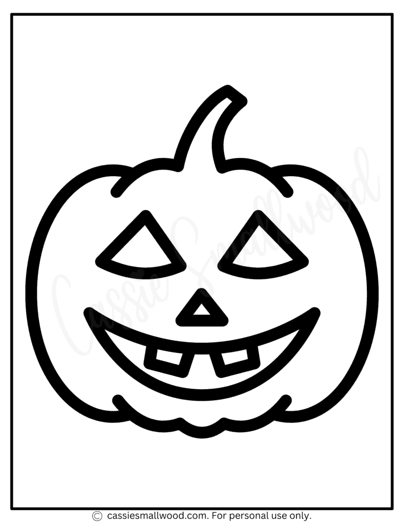 Printable Jack O Lantern Template