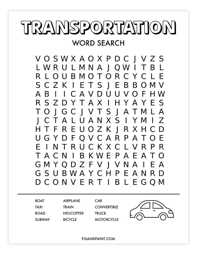 Free Printable Word Search Puzzles For Teens
