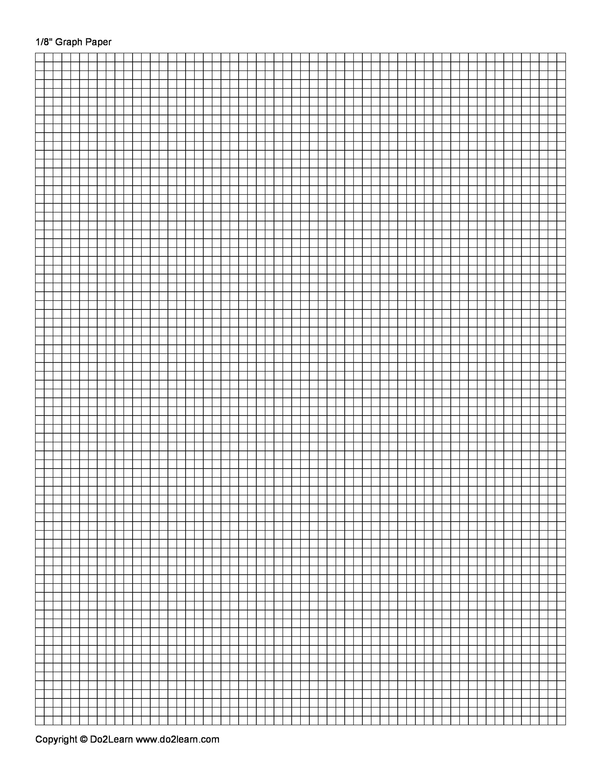 Printable Graph Paper Template Pdf