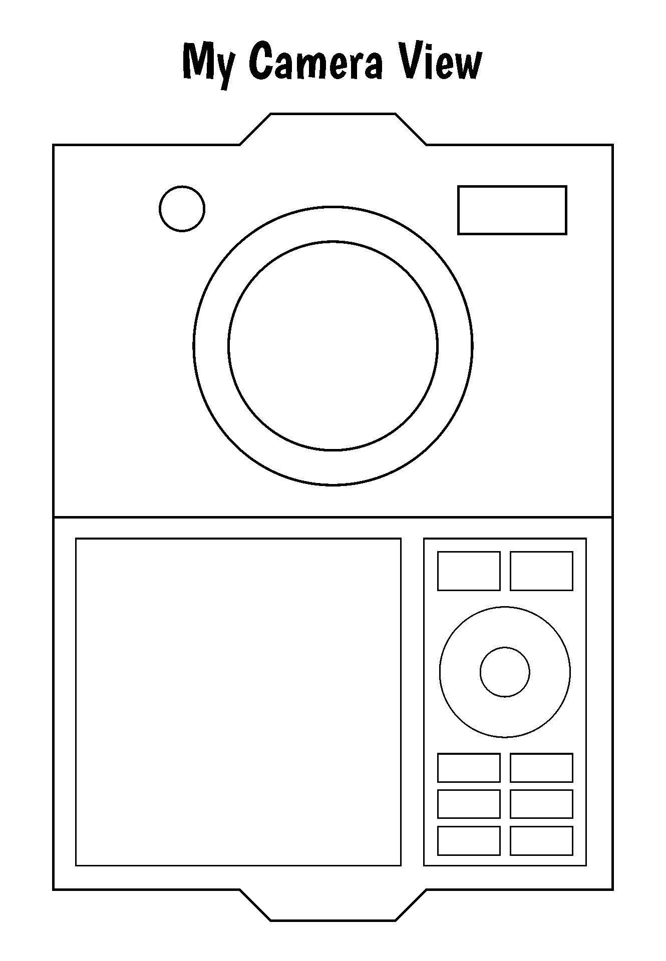 3D Camera Template 10 Free PDF Printables Printablee