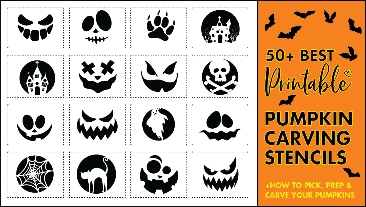 Pumpkin Carving Printable Templates Free