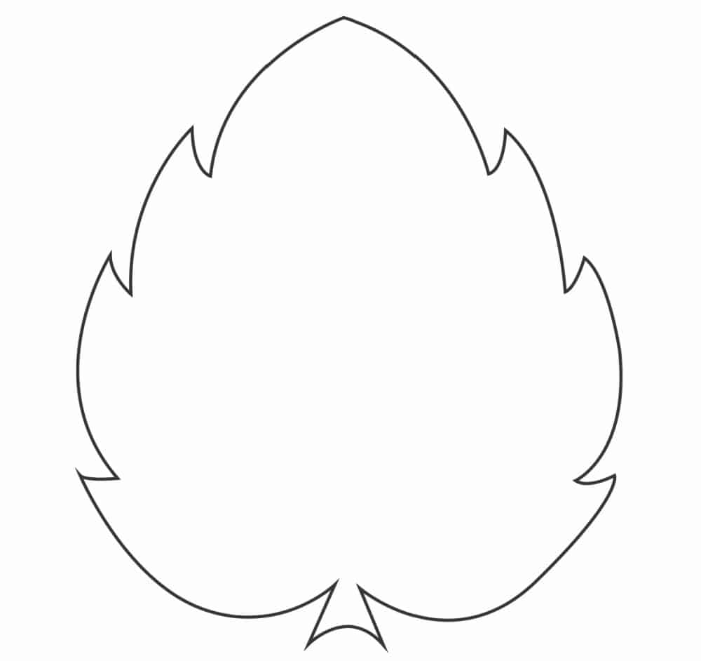 Printable Leaves Template