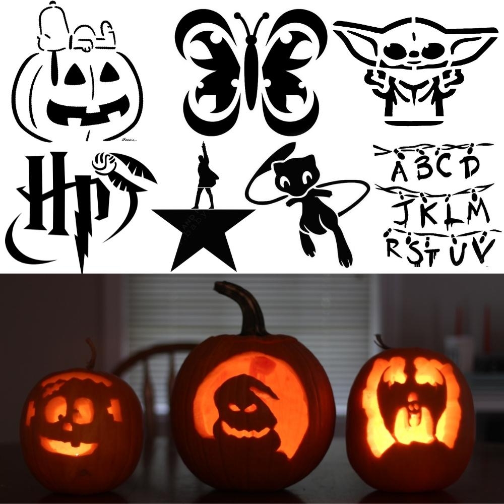 Pumpkin Face Template Printable