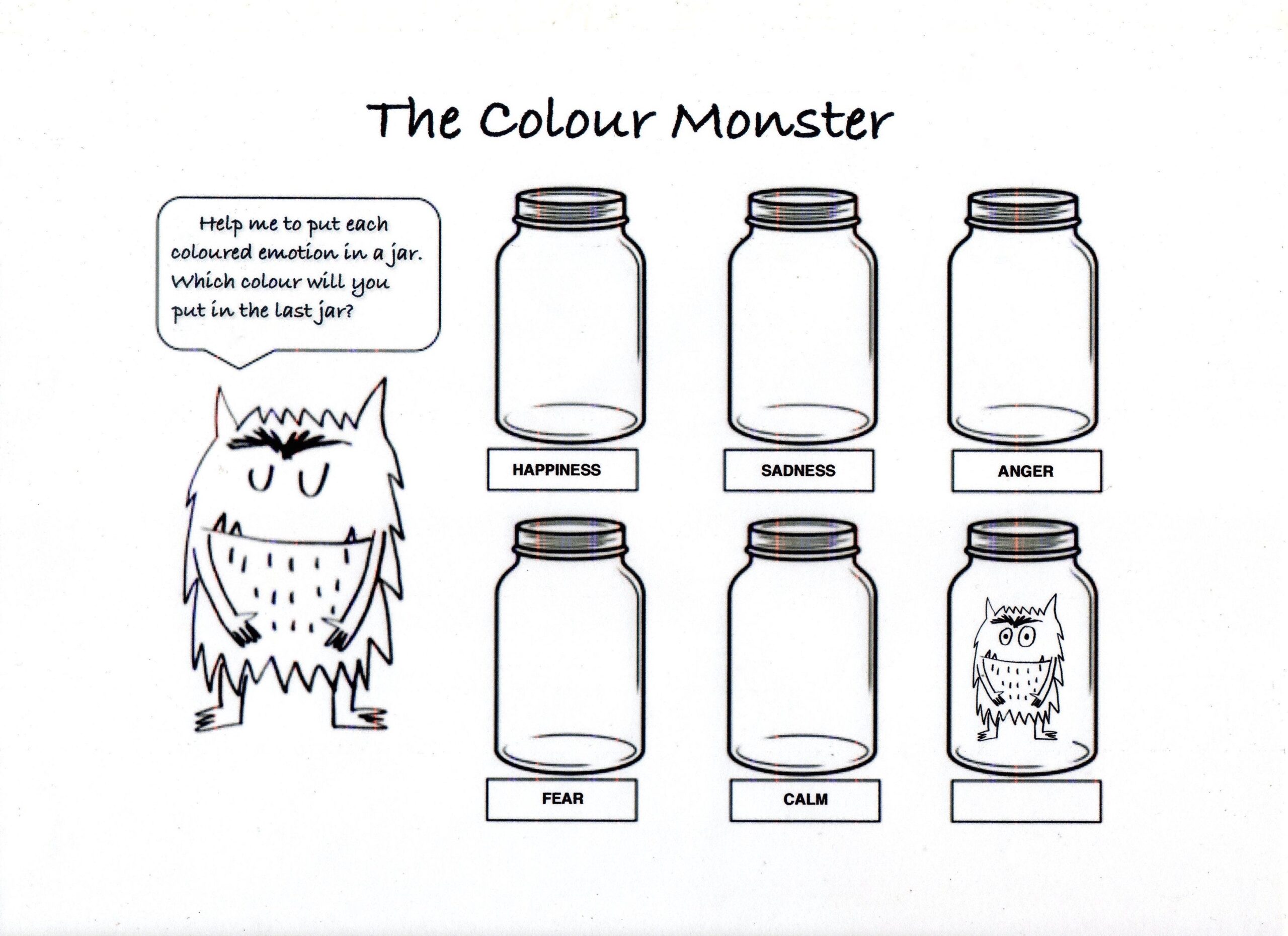 8 The Colour Monster Ideas Monster Activities Social Emotional 