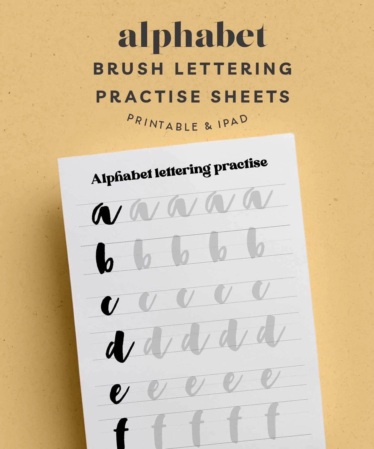 Hand Lettering Templates Free Printable