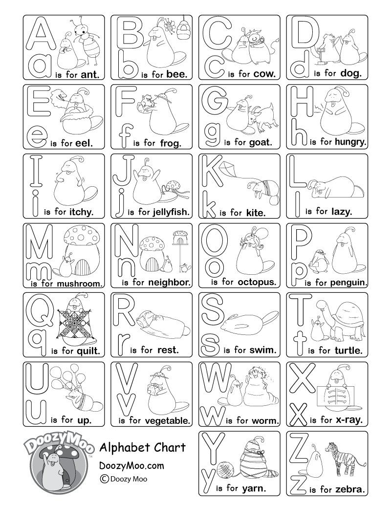 Alphabet Printable Worksheets Pdf