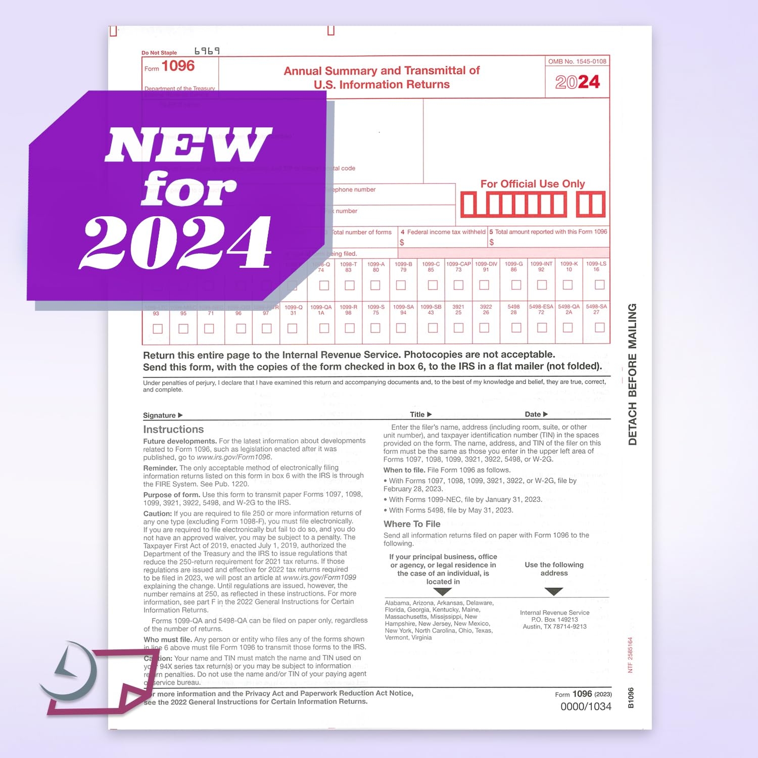 Irs Form 1096 2024