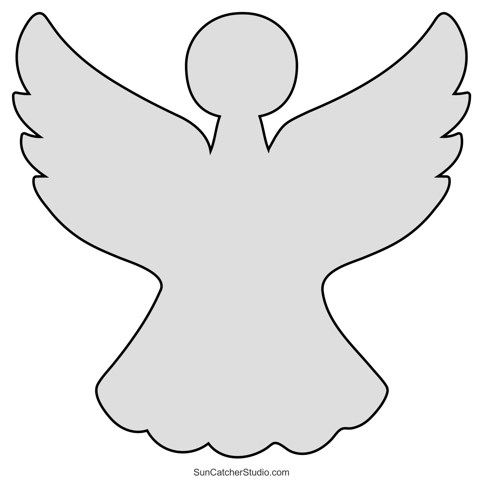 Angel Template Printable