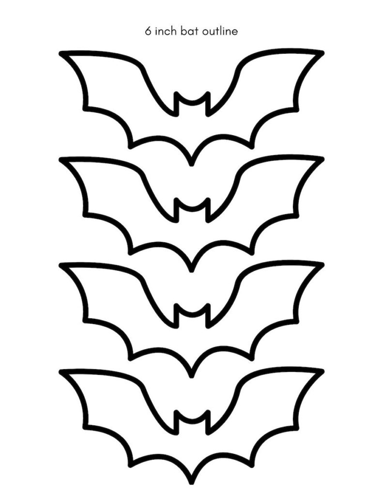 Free Printable Bats Template
