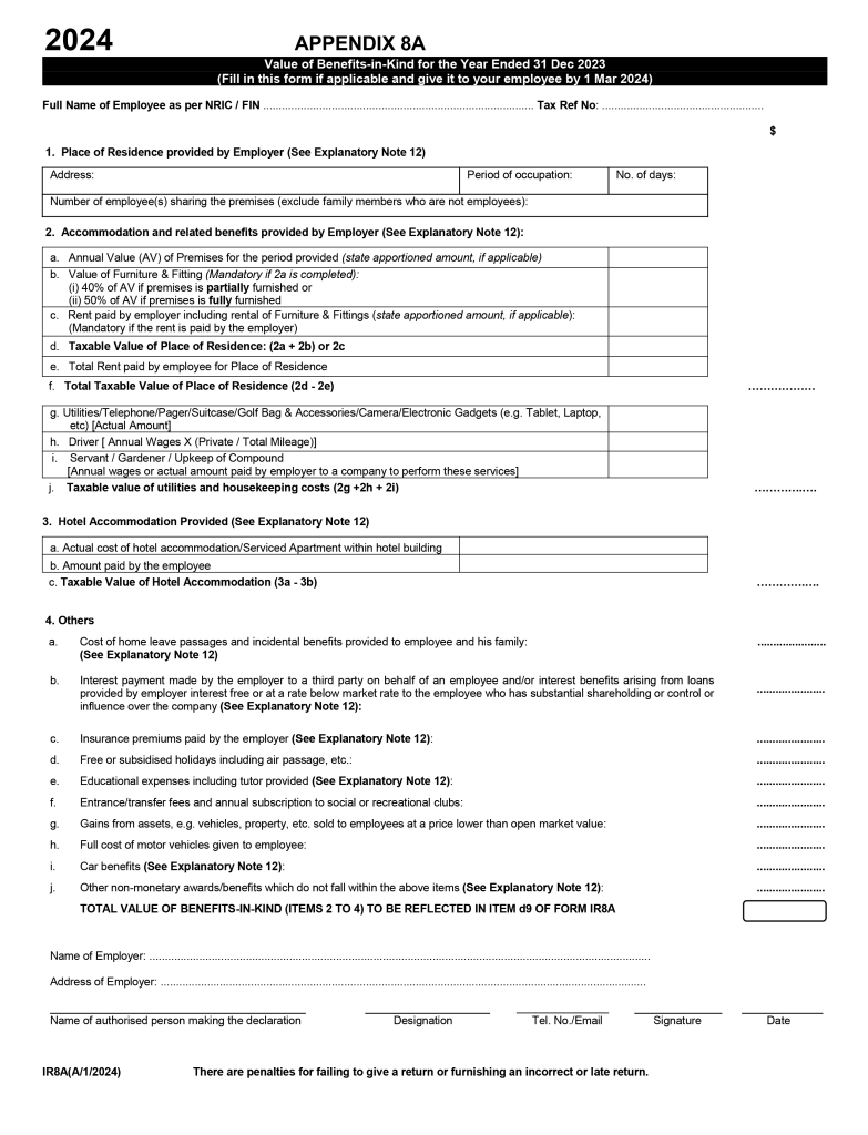 Benefits in Kind BIK Guide For Employers In Singapore Payboy