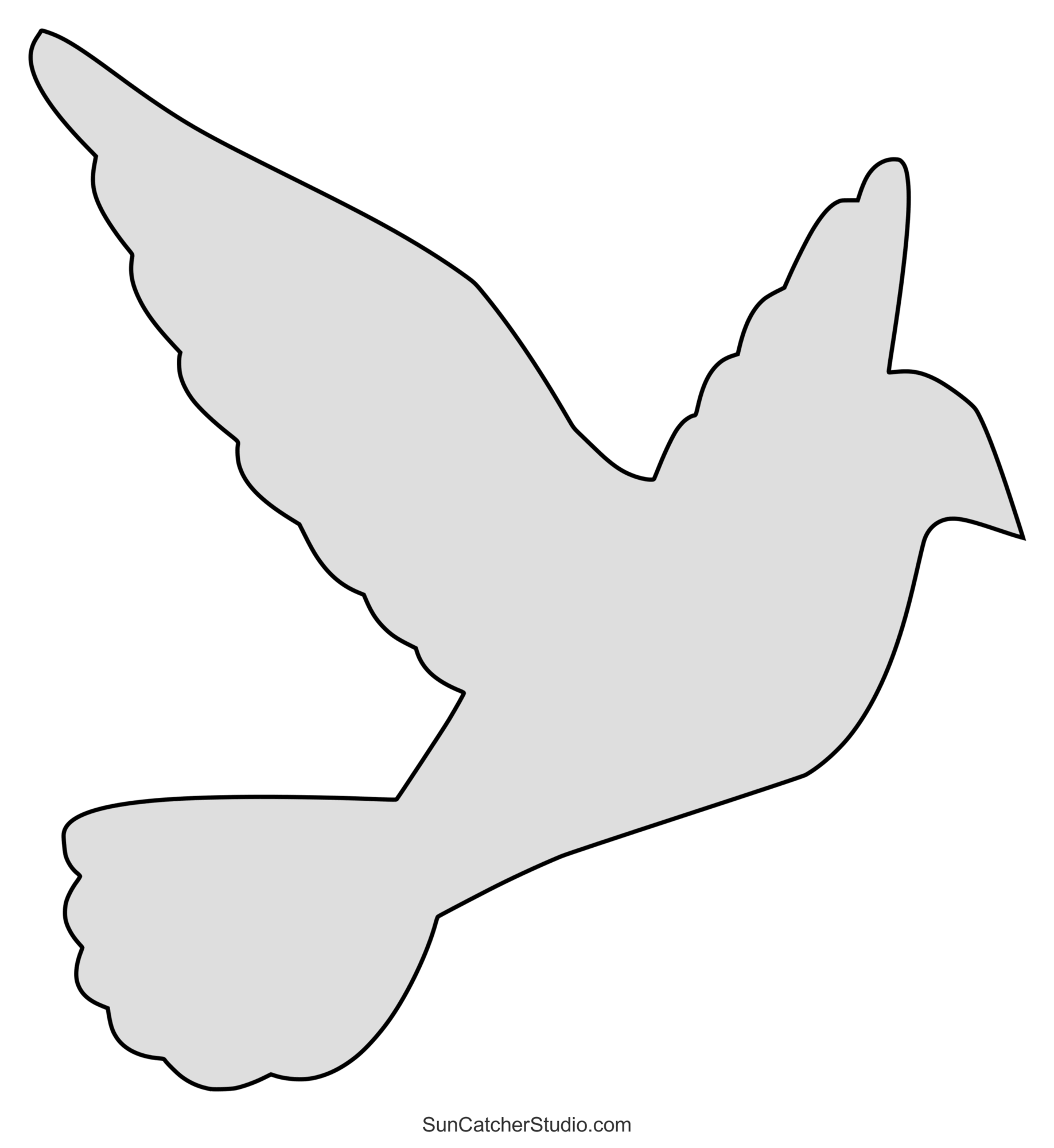 Bird Patterns Print And Download Templates SVG JPG DIY 