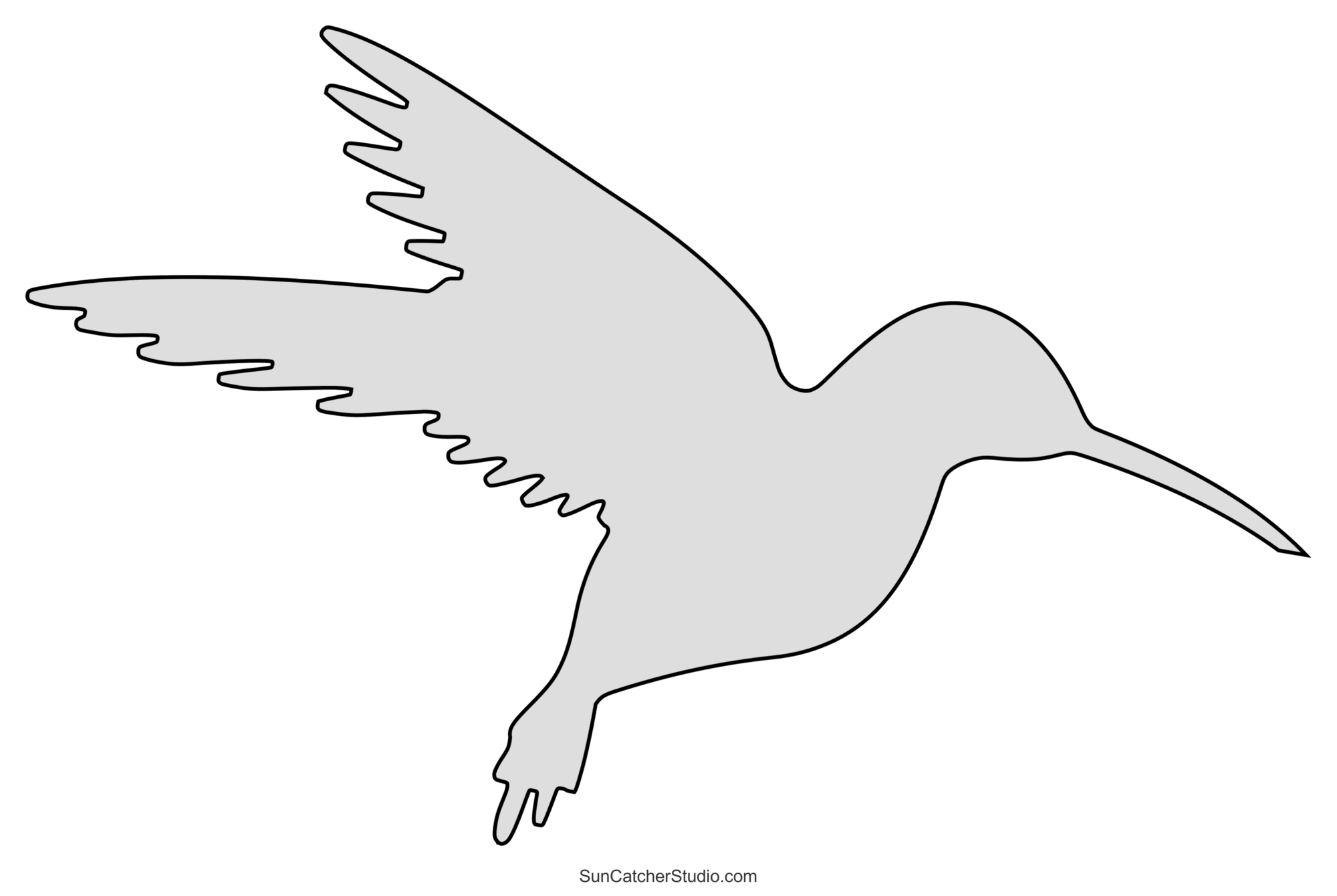Free Printable Bird Template
