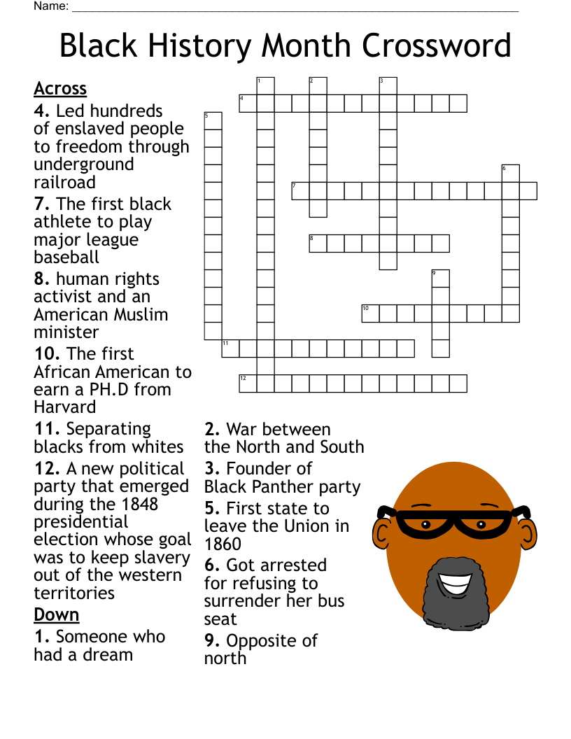 Printable Black History Puzzles