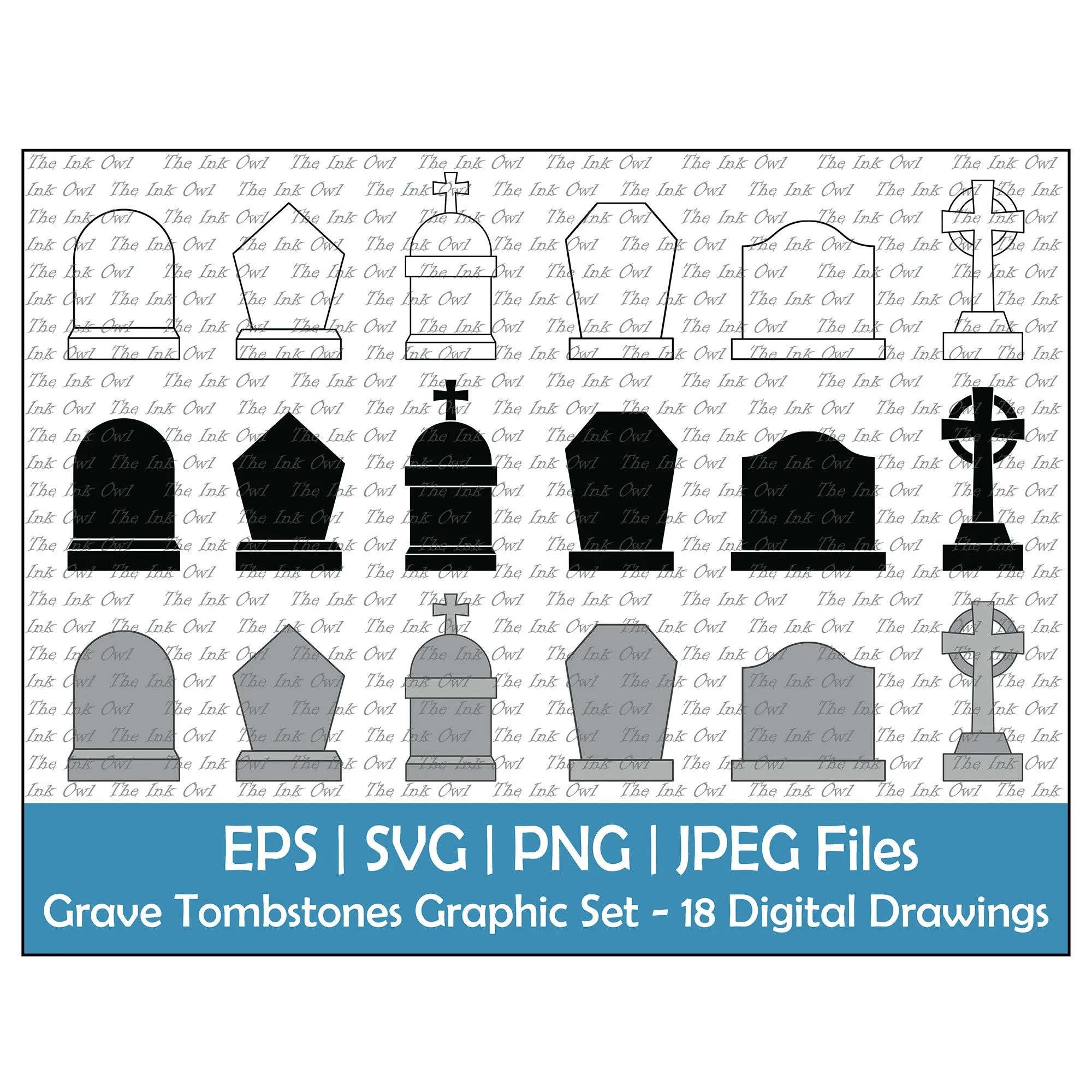 Printable Gravestone Template