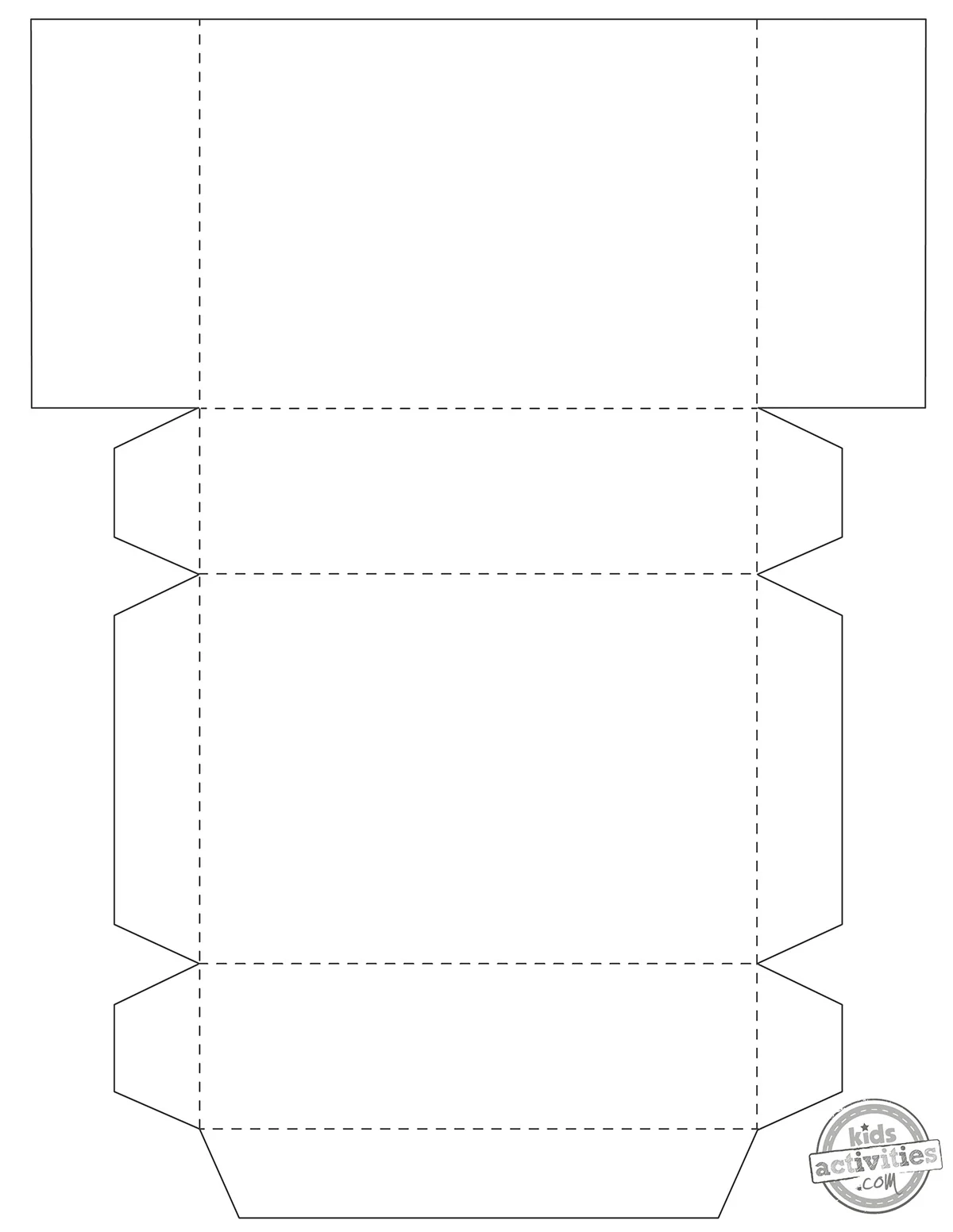 Rectangle Box Template Printable