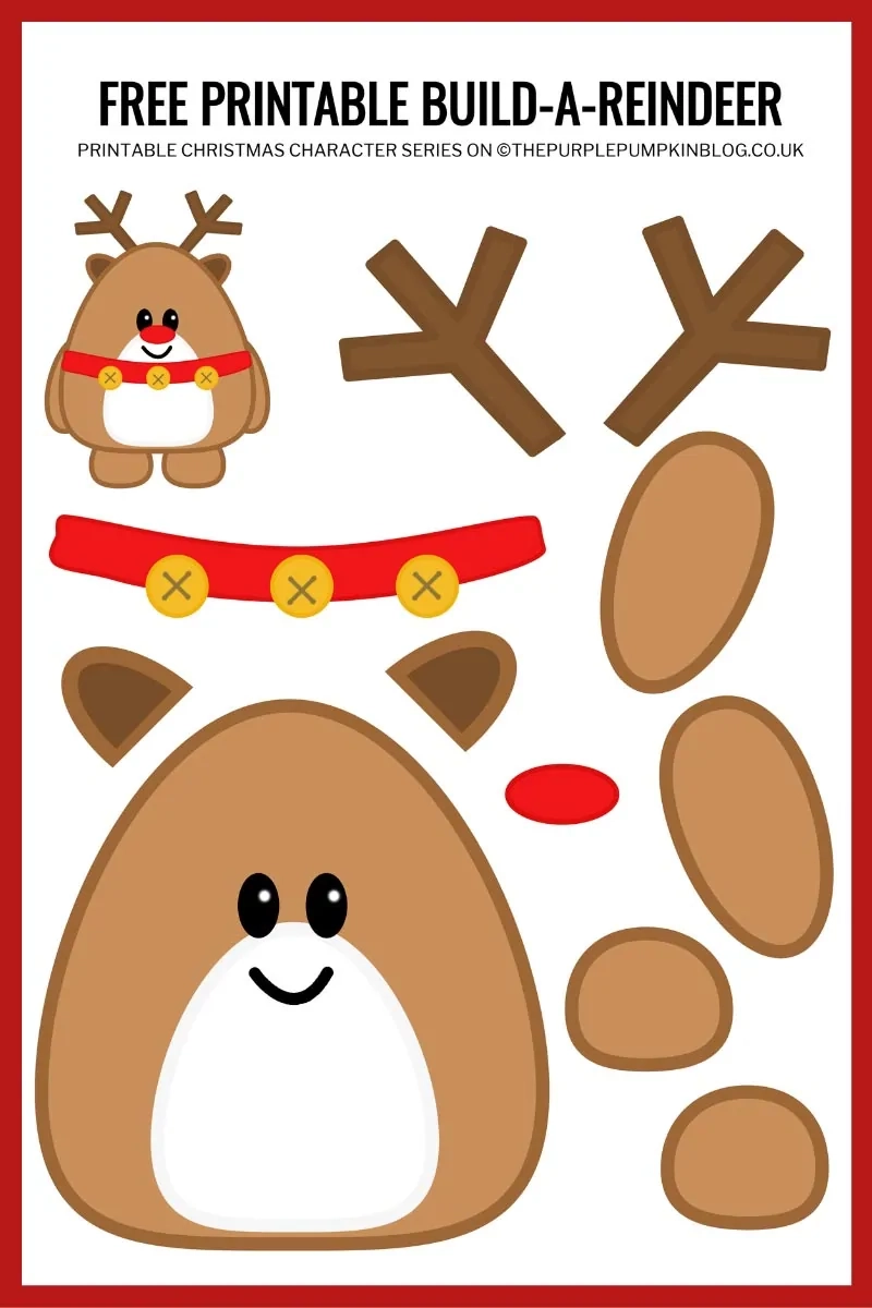 Reindeer Template Printable