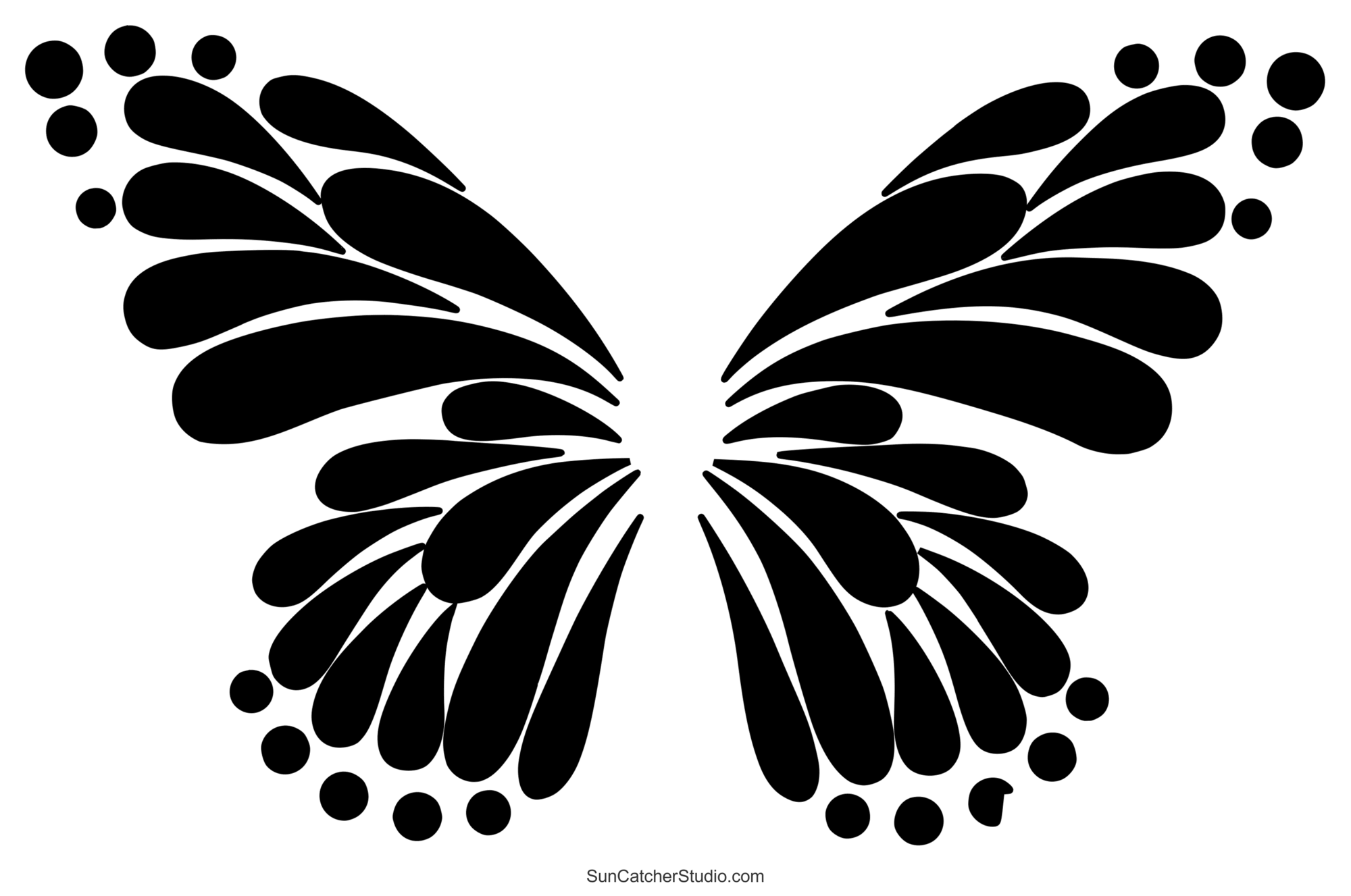 Butterfly Wings Template Printable