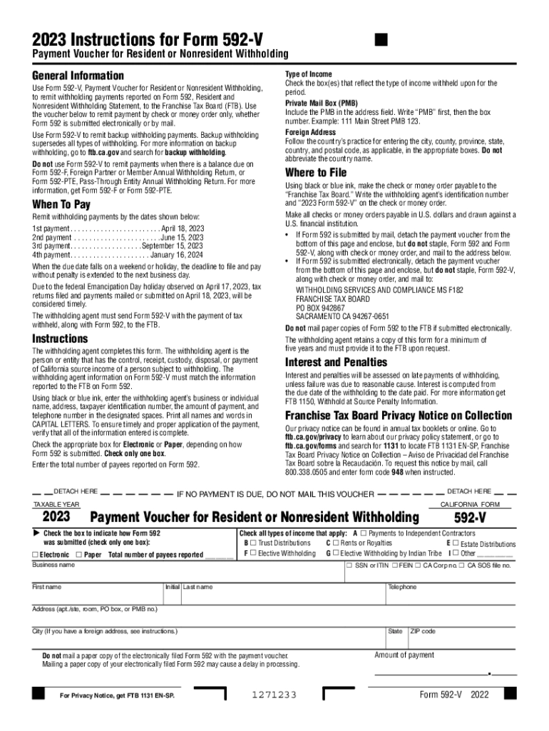 Ca Form 592 Pte