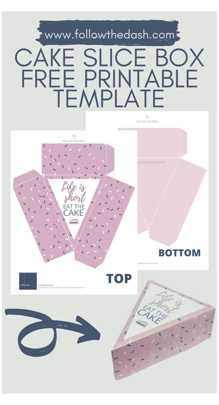 Cake Template Printable