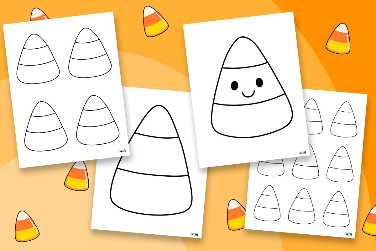 Candy Corn Printable Templates