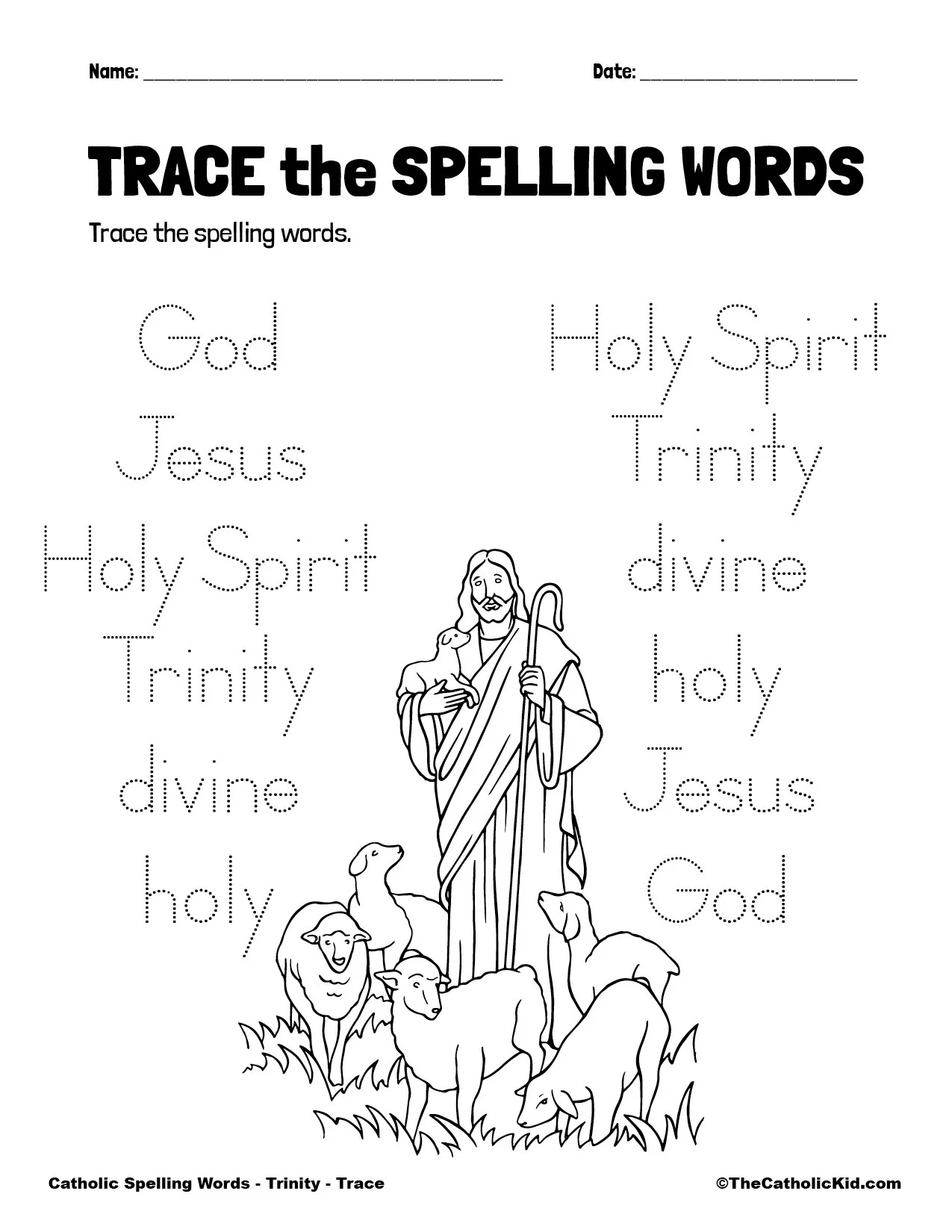 Printable Holy Spirit Worksheets
