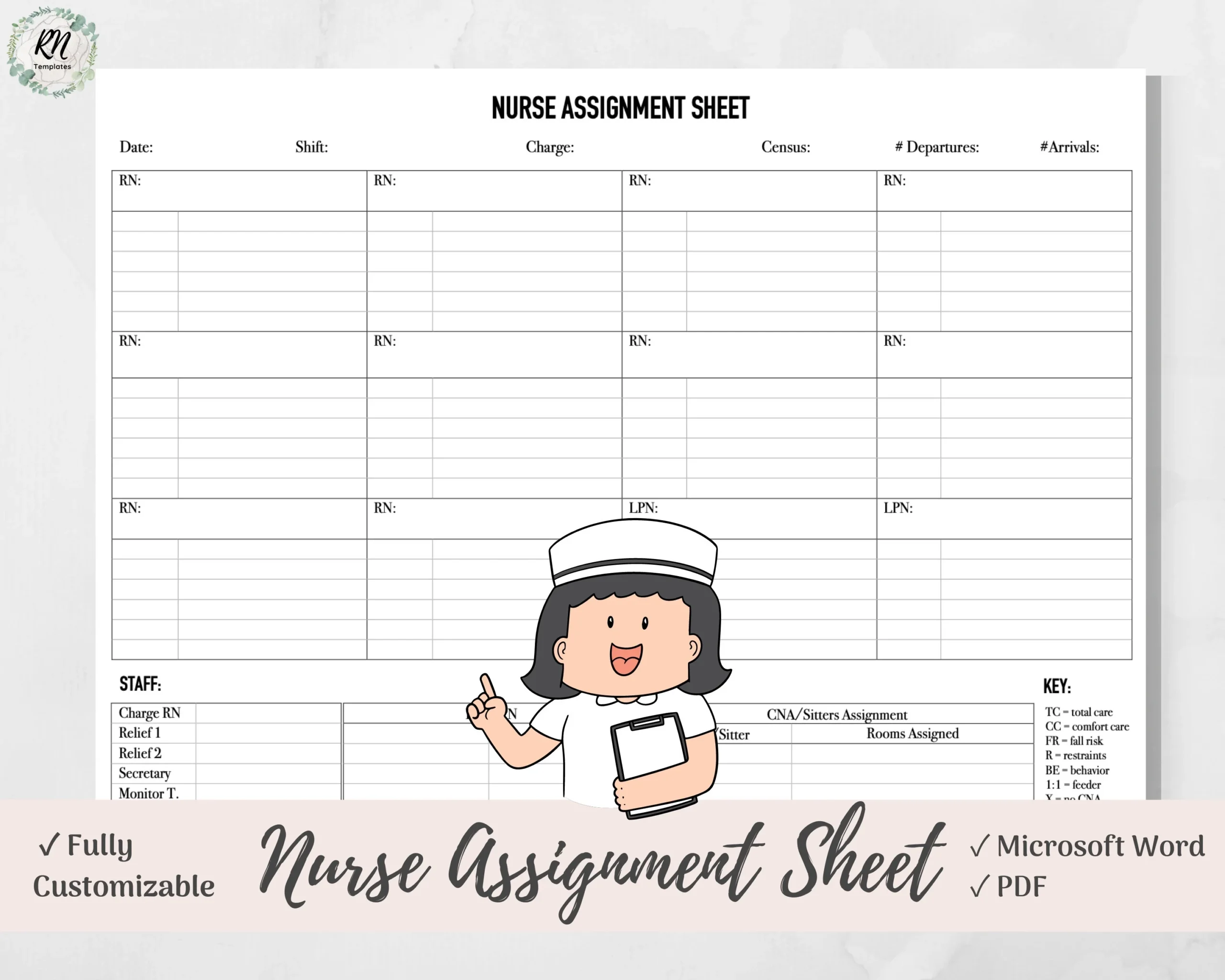 Free Printable Cna Assignment Sheets
