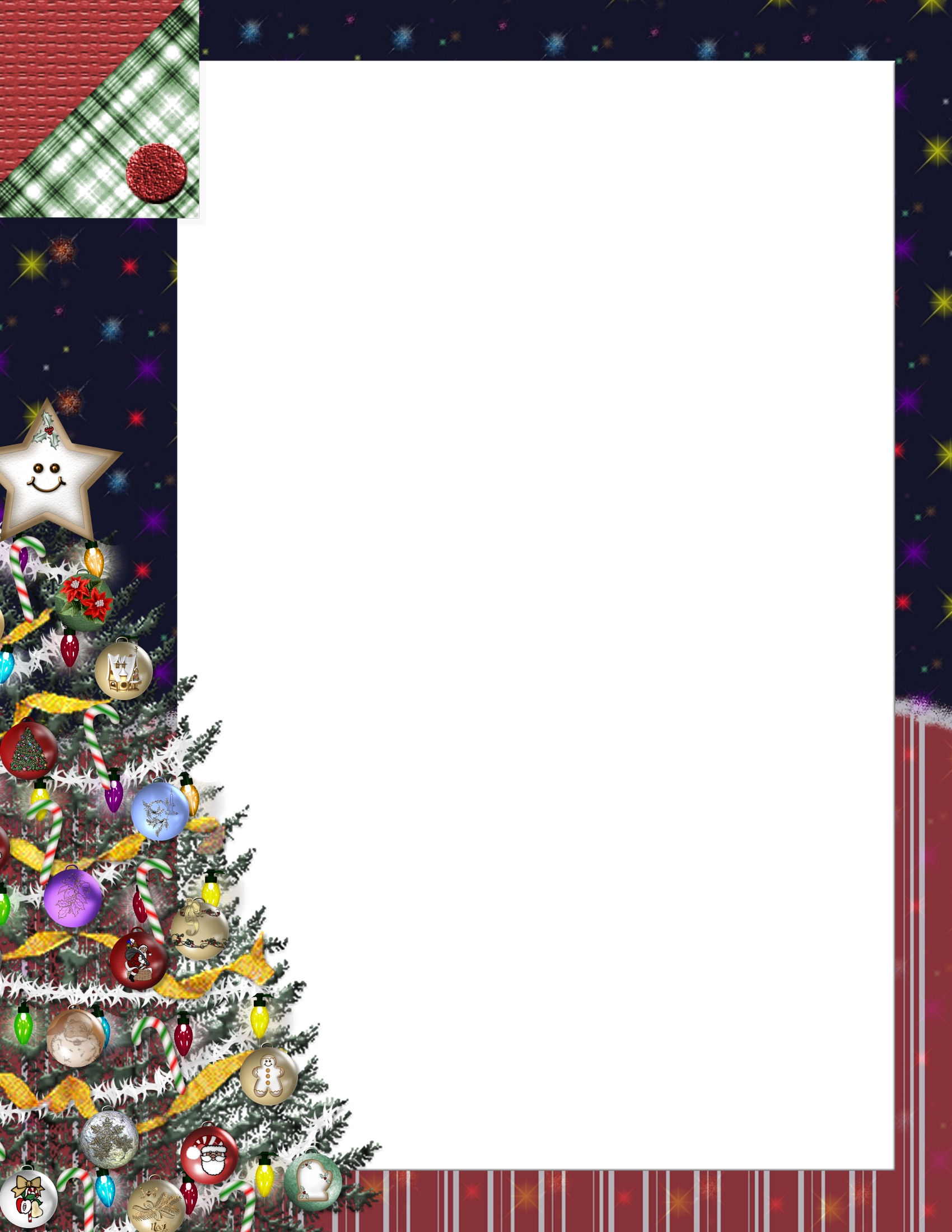 Free Printable Christmas Stationery Templates