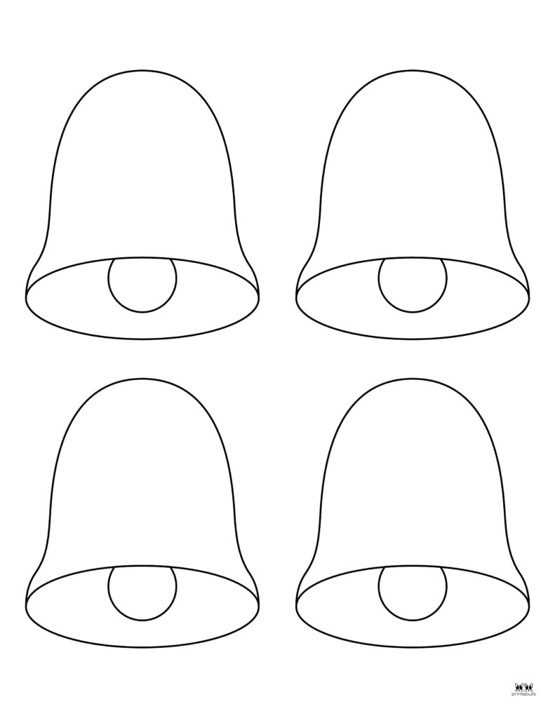 Bell Template Printable