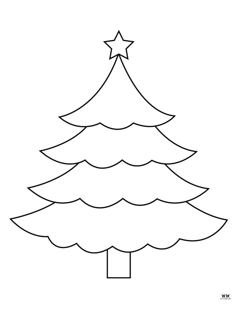 Christmas Tree Template Printable