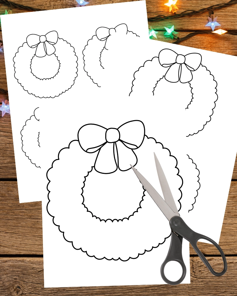 Free Printable Wreath Template