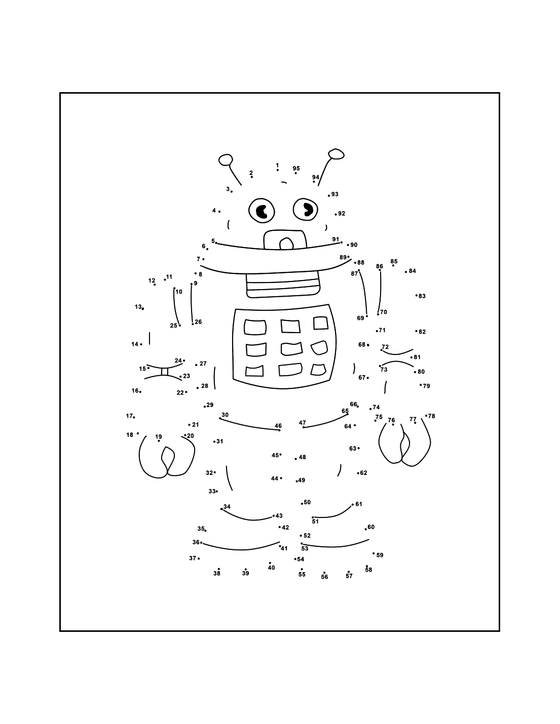 Connect The Dots Printables Printable Coloring Pages 