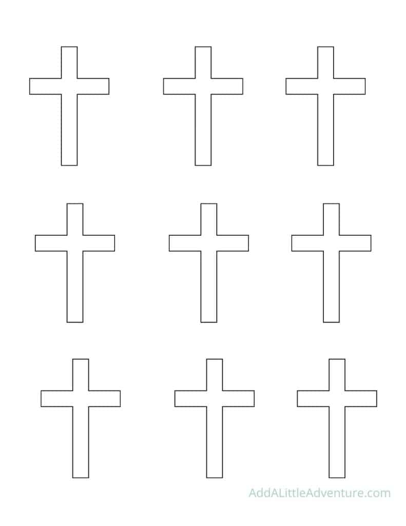 Printable Cross Template Pdf