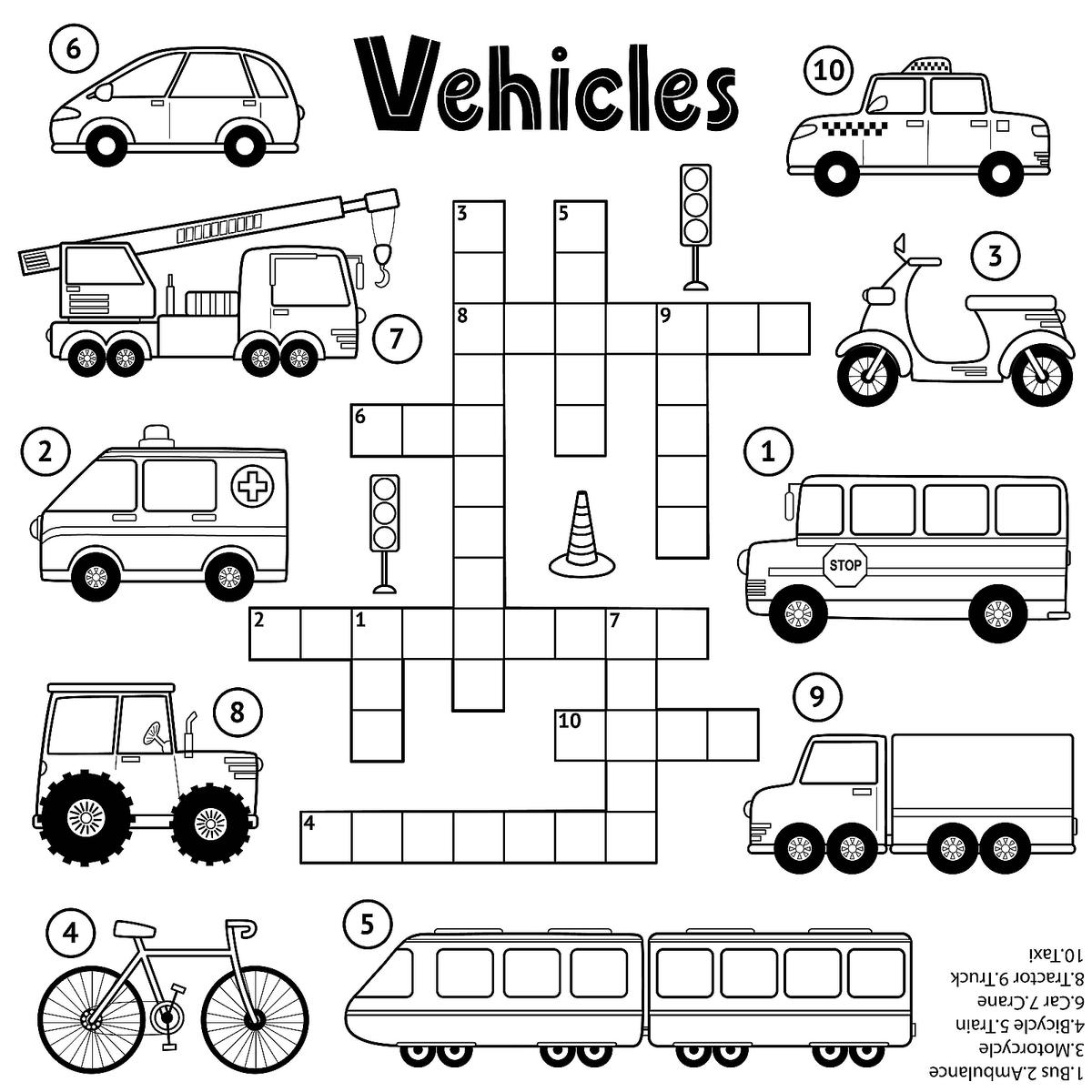 Free Printable Crossword Puzzles 7