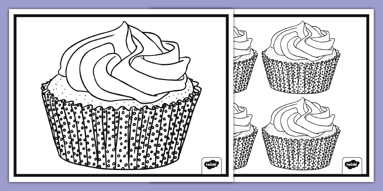 Cupcake Template Printable