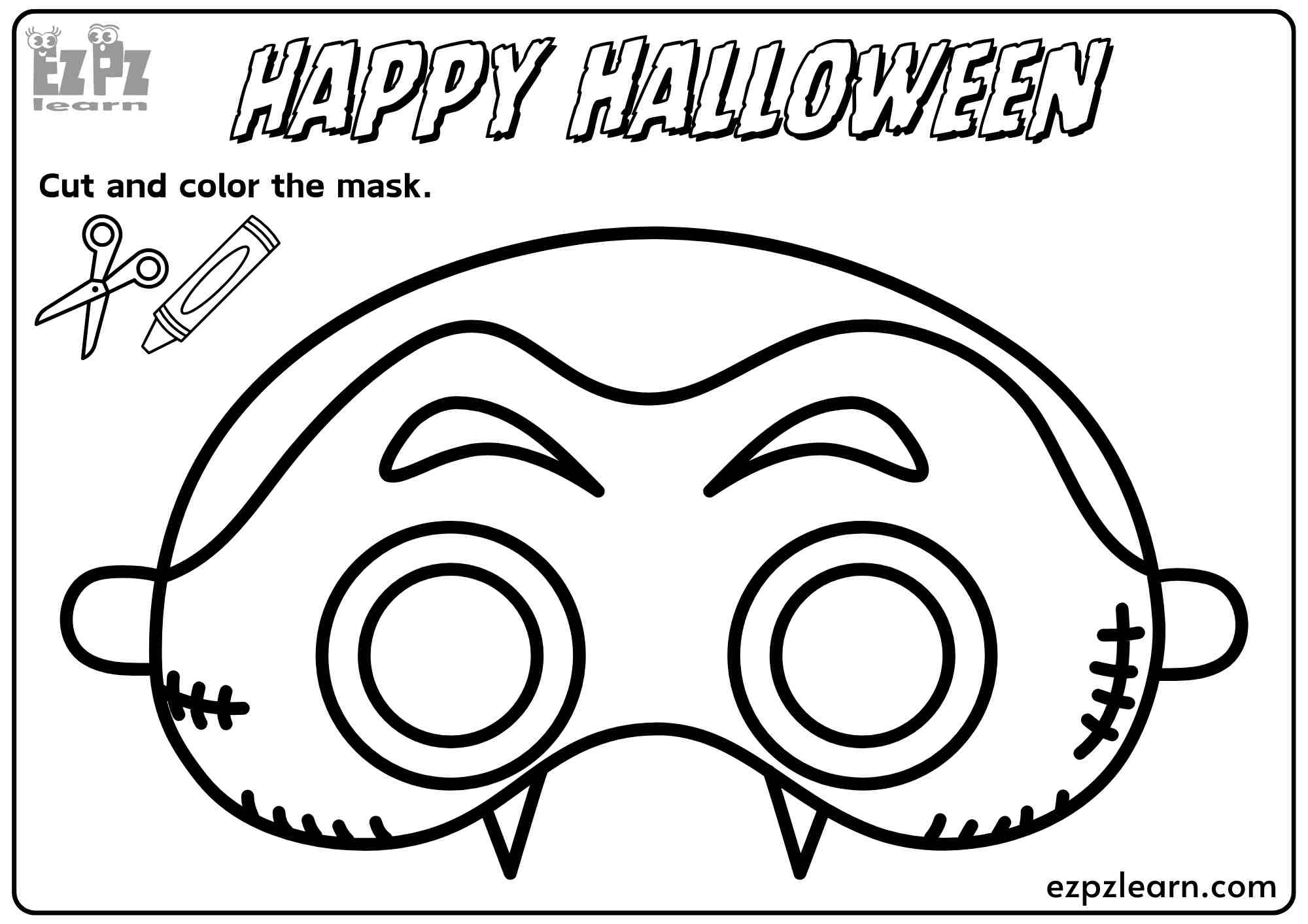 Halloween Mask Printable Templates