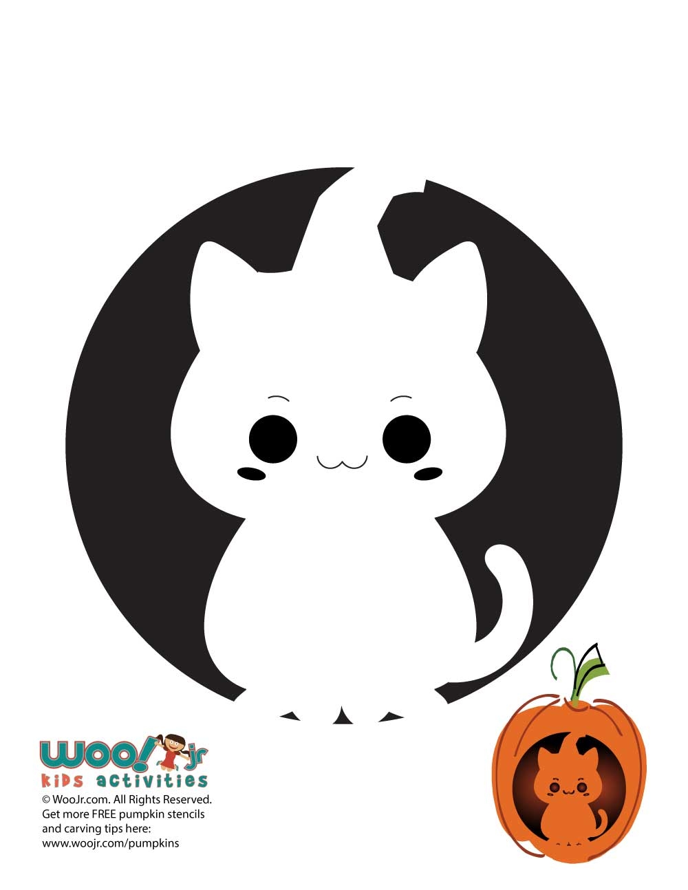 Cute Pumpkin Template Printable