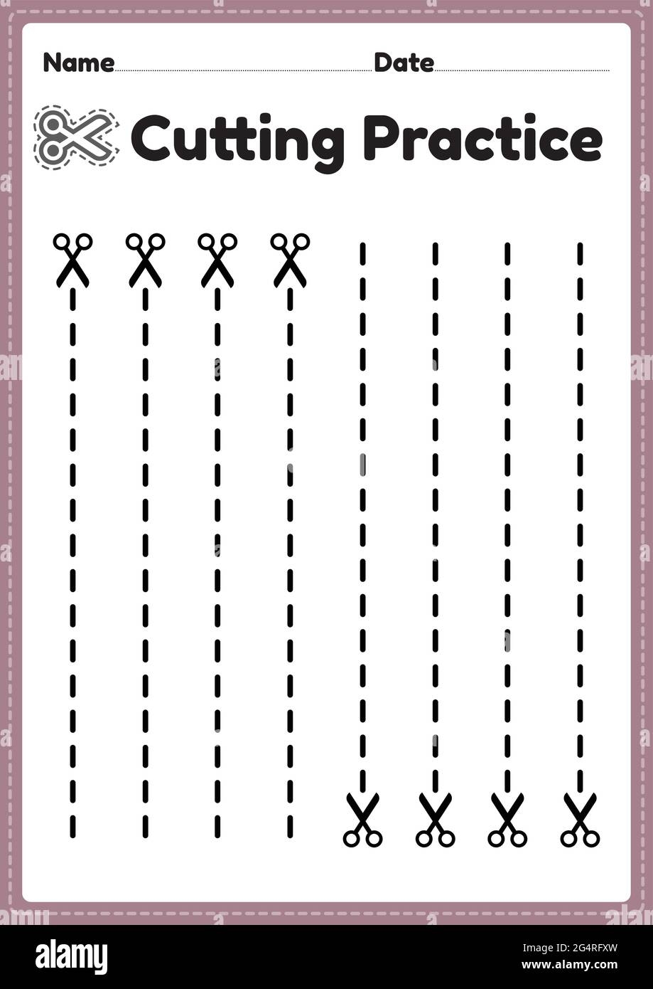 Printable Cutting Sheets For Preschoolers