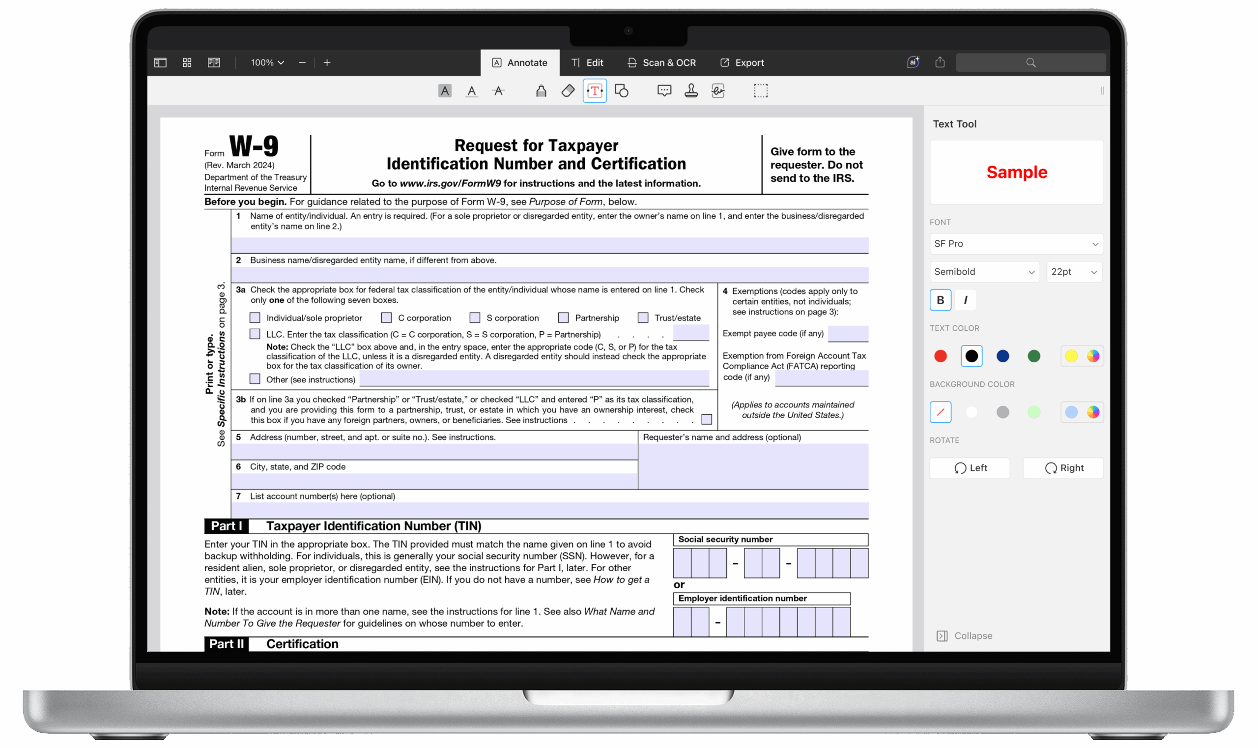 Form W9 2025 Pdf