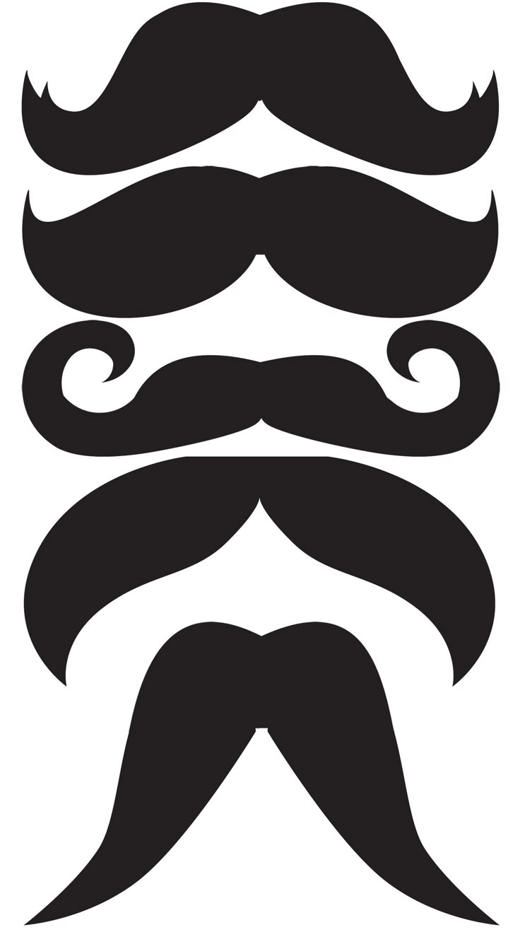 DIY Mustaches Printable For Party Tutorial