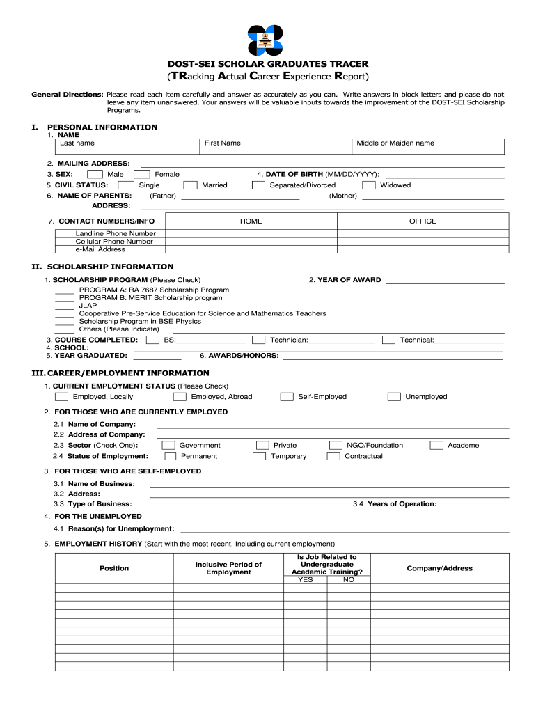 Dost Application Form 2025