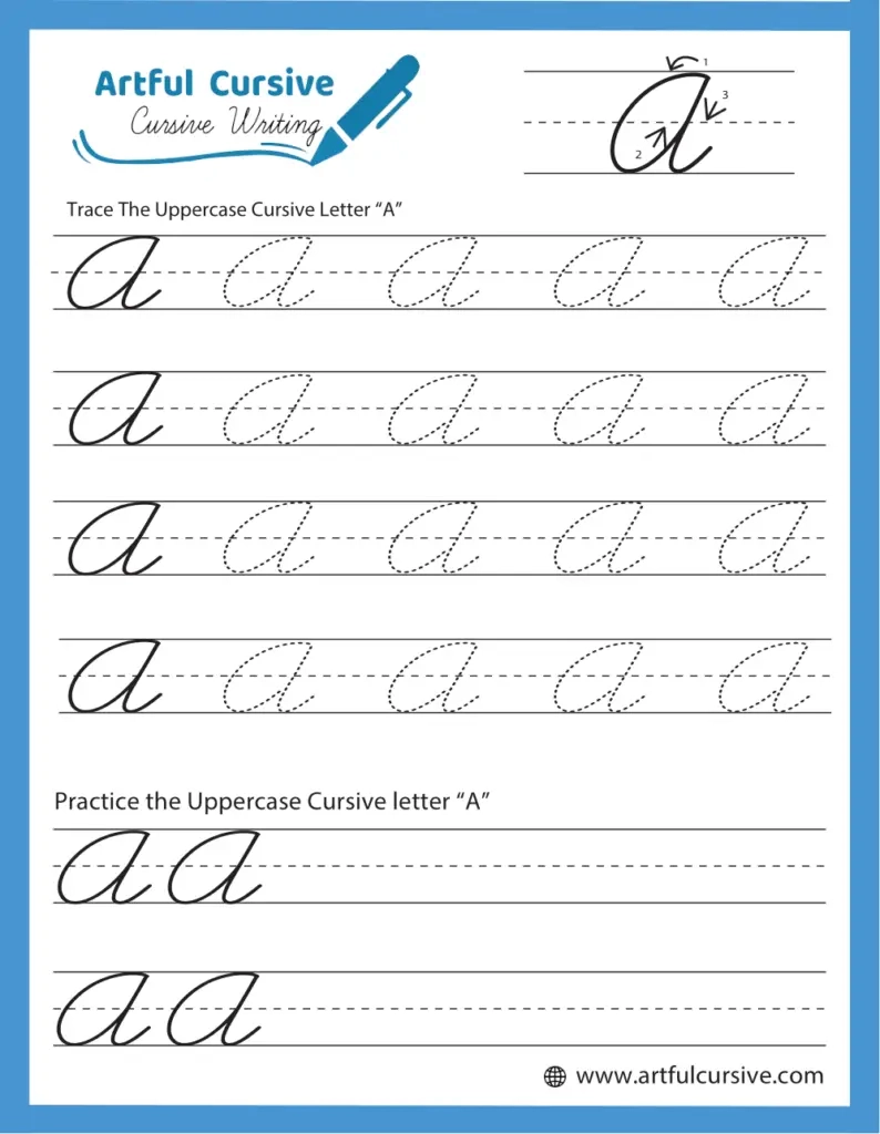 Printable Cursive Writing Practice Worksheets