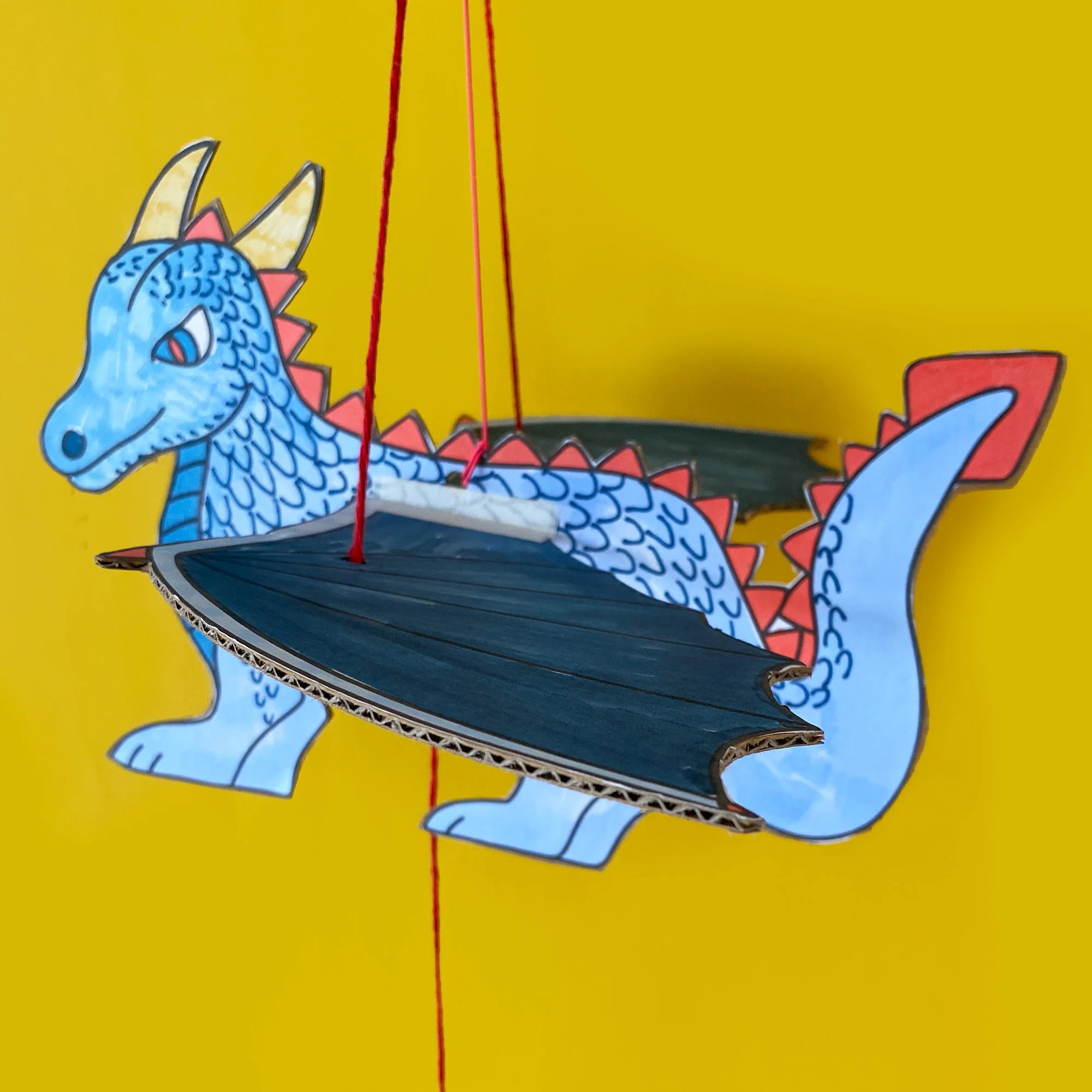 Dragon Printable Template Mini Mad Things