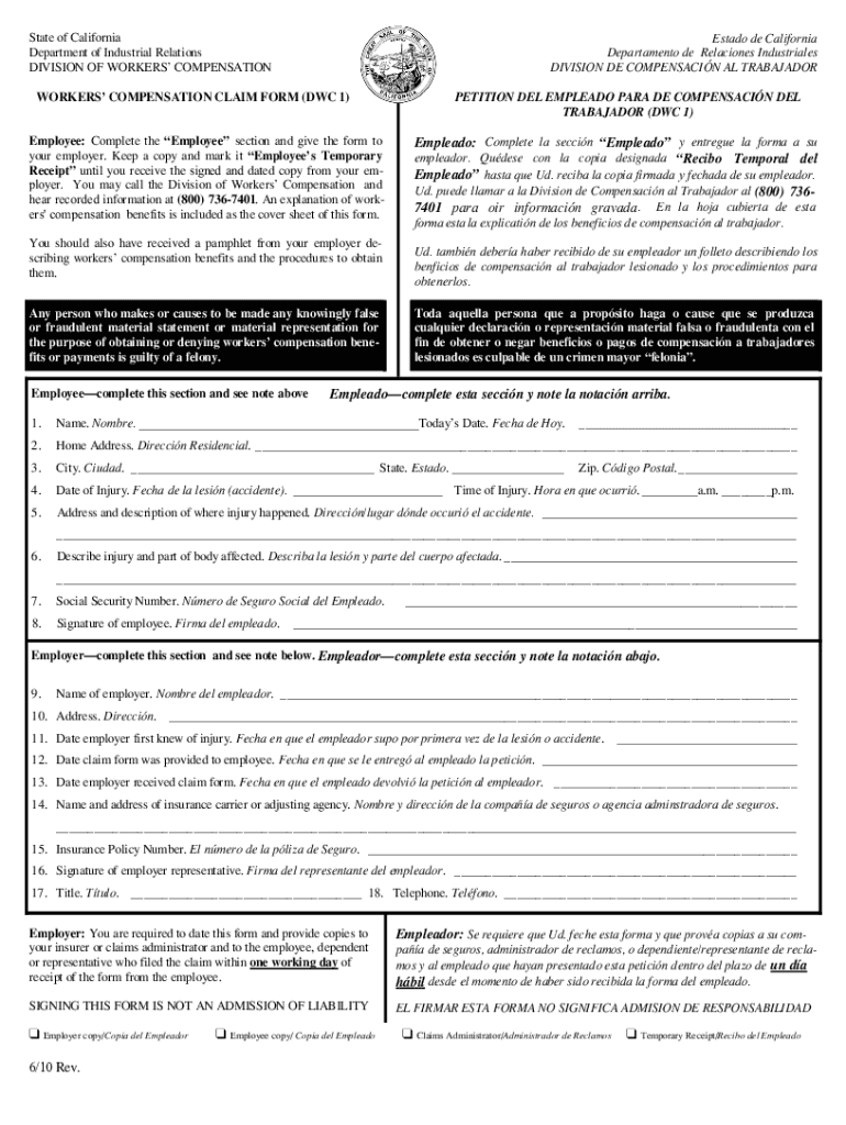 Dwc 1 Form Fill Out amp Sign Online DocHub