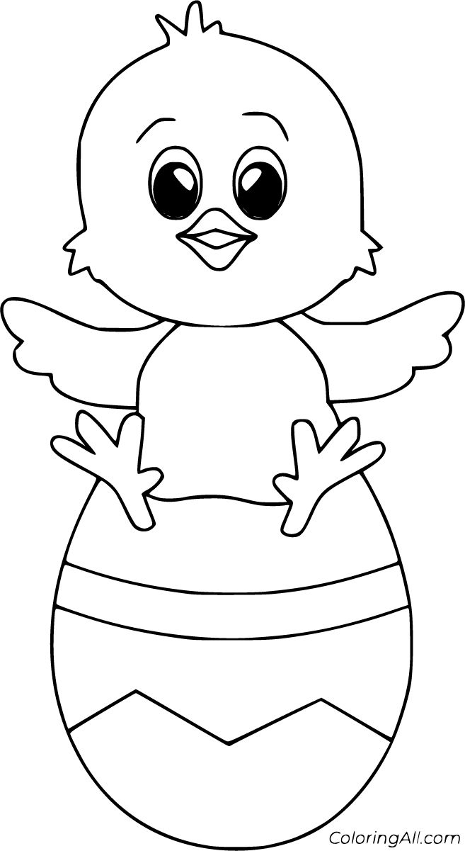 Easter Chick Coloring Pages