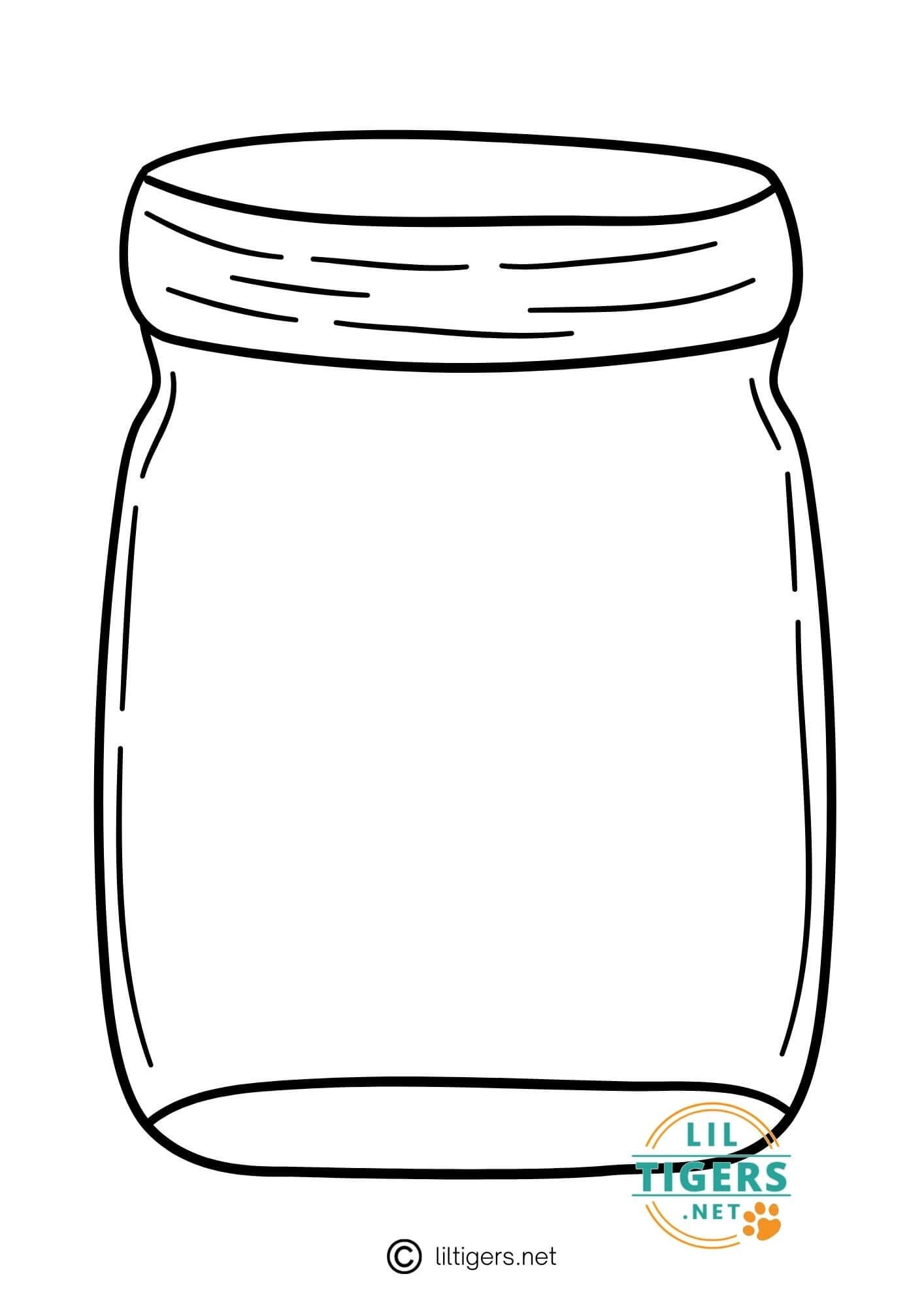 Free Printable Mason Jar Template
