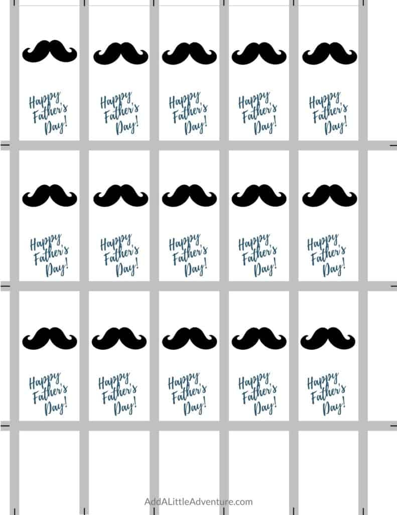 Free Printable Father's Day Candy Bar Wrappers Templates